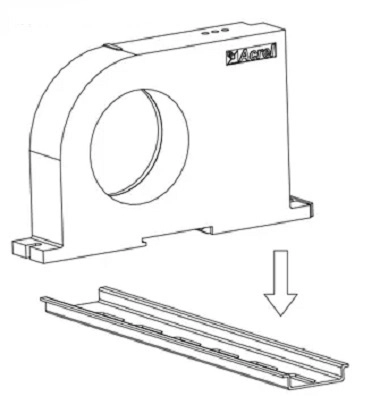 Dimension
	



Wiring

Cable Wiring of BA Series Current Transducer with DC Current Output	
Cable Wiring of BA Series Current Transducer with DC Voltage Output


Installation

Screw fixed installation

On the bottom panel of the cabinet, choose a suitable place to open two threaded holes corresponding to the position of the fixed hole of the installed sensor; After placing the sensor, install the positioning screw	
Din Rail installation

Choose a suitable place to install the standard DIN35mm rail,and install the BA sensor on the rail.